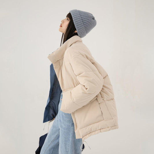 Winter Clothes Women's Korean Style Loose Thick Winter Bread Clothes Short Small Quilted Jacket Ins Tide