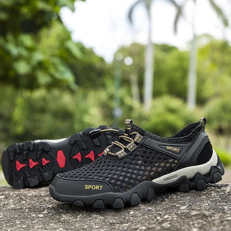 Unisex Hiking Shoes Outdoor Sports Shoes Non-slip Wear-resistant Hiking Shoes Breathable Lightweight Running Shoes
