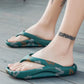 Large Size Flip-flops Men's Summer Thick-soled Outdoor Beach Shoes Lightweight Breathable High-elastic Sandals and Slippers