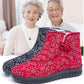 Winter Women's Plus Velvet Warm Soft-soled Cotton Shoes Thickened Non-slip Middle-aged and Elderly Cotton Boots