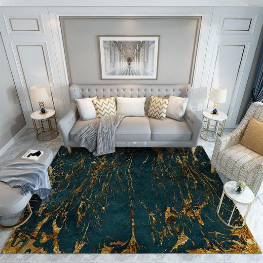 Simple and Modern Central European Living Room Carpet Coffee Table Blanket Rectangular Floor Mat Bedroom Bedside Blanket