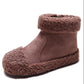 Snow Boots Women Sheep Cake Wool Shoes Women's Warm and Velvet Cotton Shoes Winter Flat Platform Short Boots