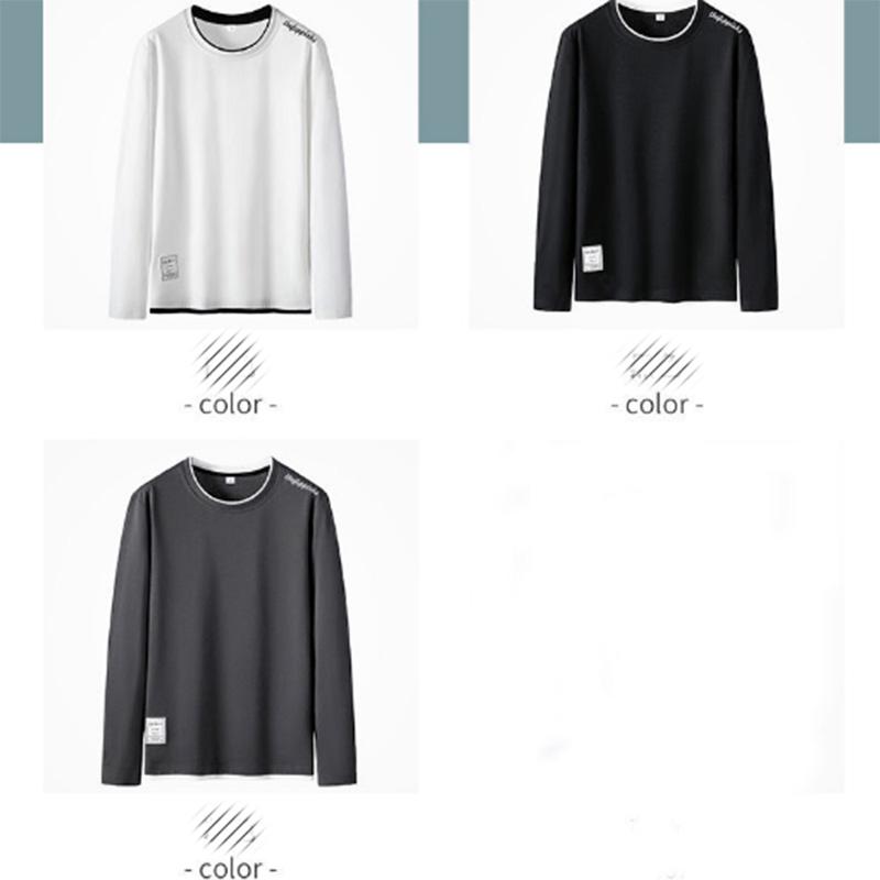 Men's Long-sleeved T-shirt Sports Trend Top Clothes Student T-shirt Bottoming Shirt Sweater Men's Clothing