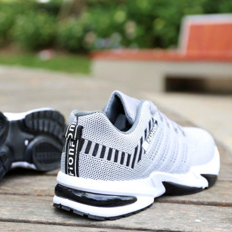 Plus Size 39-44 Summer Men Sneakers Mesh Breathable Basketball Running Shoes Non-slip Wear-resistant Comfortable Skate Shoes