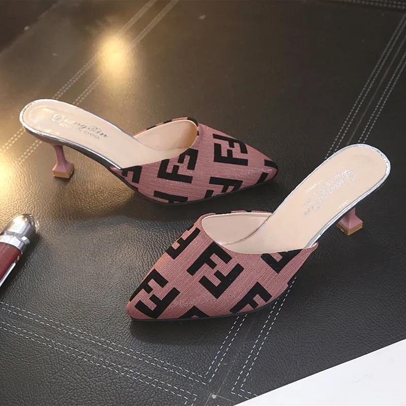 Women's Summer Sandals Stiletto High Heels All-match Non-slip Wear-resistant Pumps