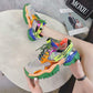 Women's Shoes Summer Mesh Breathable Casual All-match Color Sports Shoes Women's Light Running Shoes
