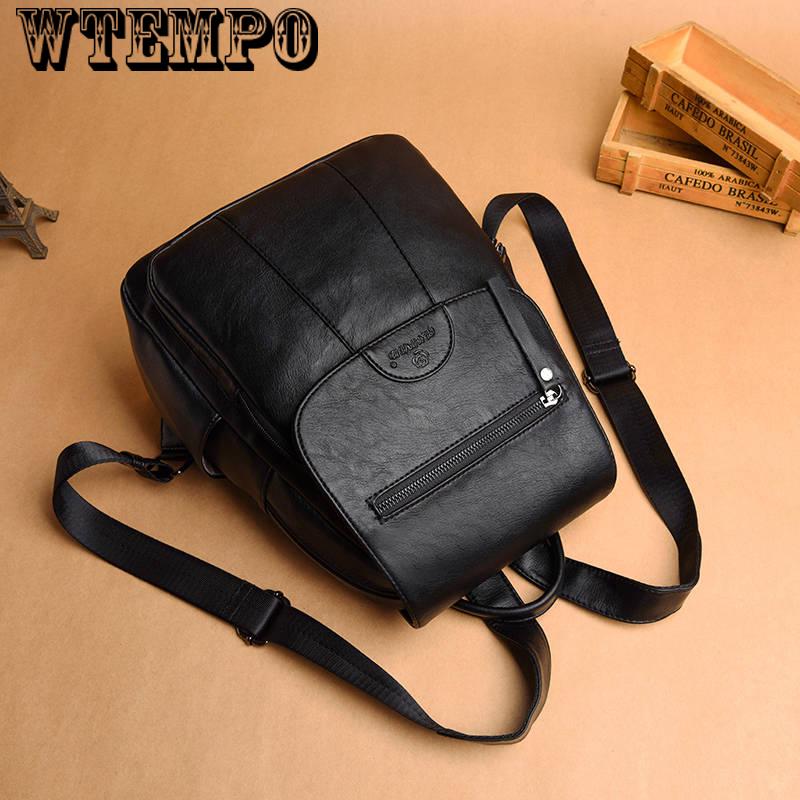 Fashion School Backpack Teenage Girls High Quality Leather flower Women Shoulder Bag Backpack