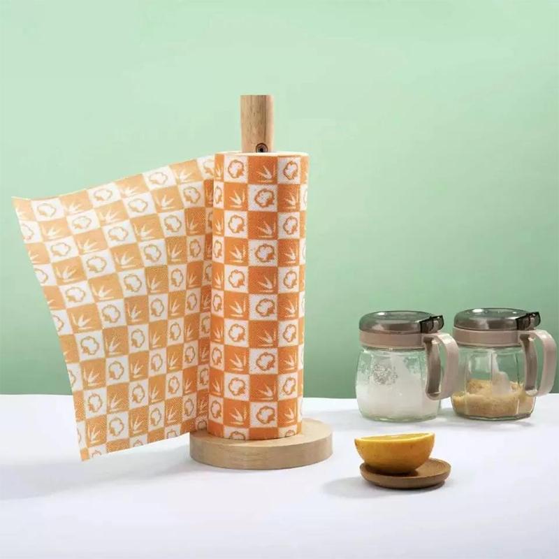 Lazy Rag Dry and Wet Dual-use Decontamination Thickening Non-stick Oil-absorbent Oil-absorbing Dish Towel Dish Cloth Kitchen Supplies Paper