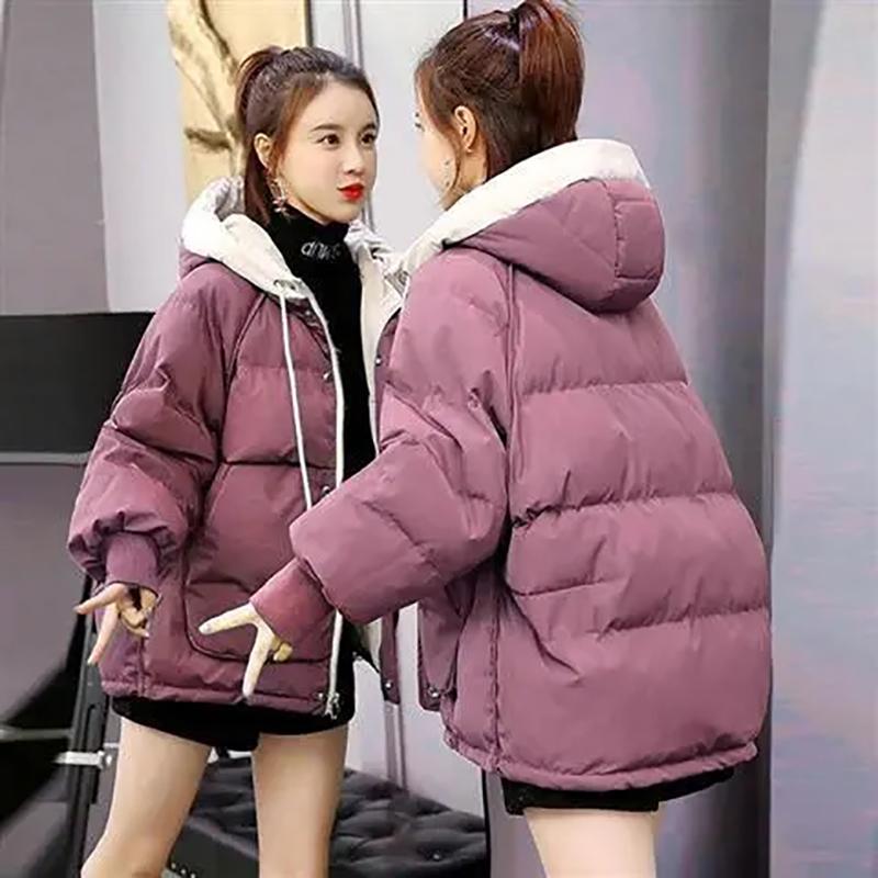 Women Winter Warm Parkas Windbreaker Hooded Jacket and Coats Fashion Casual Down Jacket