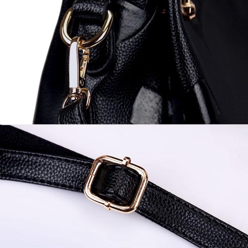 Soft Surface Genuine Leather Women Handbag Crossbody Bags Cowhide Bag High Capacity Adjustable Shoulder Straps