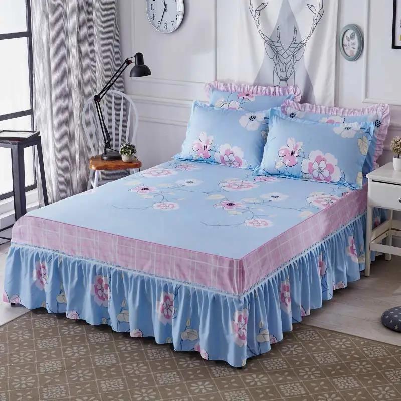 Bedroom Household Korean Style Princess Bed Cover One-piece Bed Skirt Bed Sheet Sheet Simmons Protective Cover