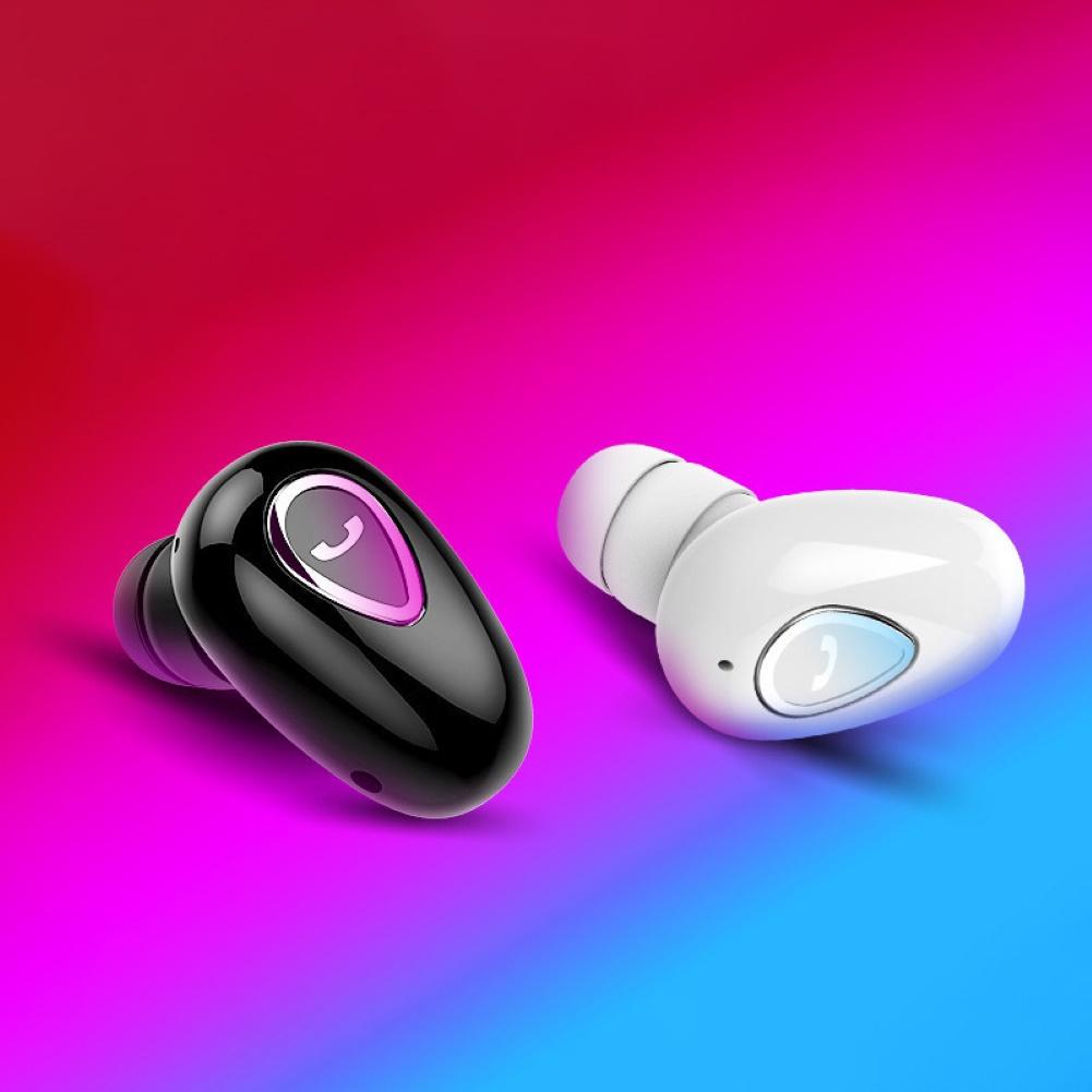 5 Color 1Pc Mini In-ear Wireless Bluetooth Earphone Sport Stereo Headphone with Mic Single Earbud