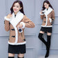Autumn and Winter New Style Short Lamb Wool Coat Women's Corduroy Cotton-padded Coat Padded Coat Padded Coat