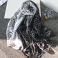 Scarf Flower Wrap Shawl Silk Imitation Satin Women Elegant All-match Headscarf Sunscreen Gauze Shawl