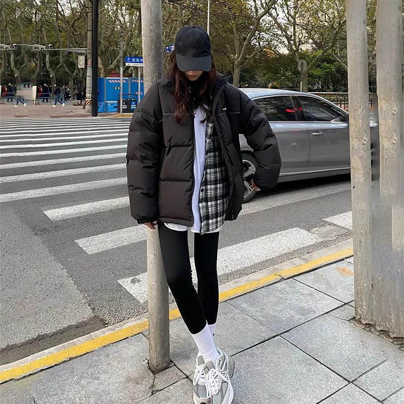 Winter Women's Down Down Padded Jacket Short Loose Bread Student Jacket