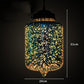 Led 3D Chandelier Creative Restaurant Cafe Bar Psychedelic Dazzling  Romantic Fireworks Chandelier