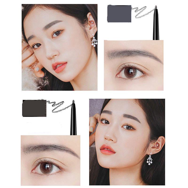 New ultra-fine eyebrow pencil waterproof and sweatproof long-lasting color fade  set eyeliner