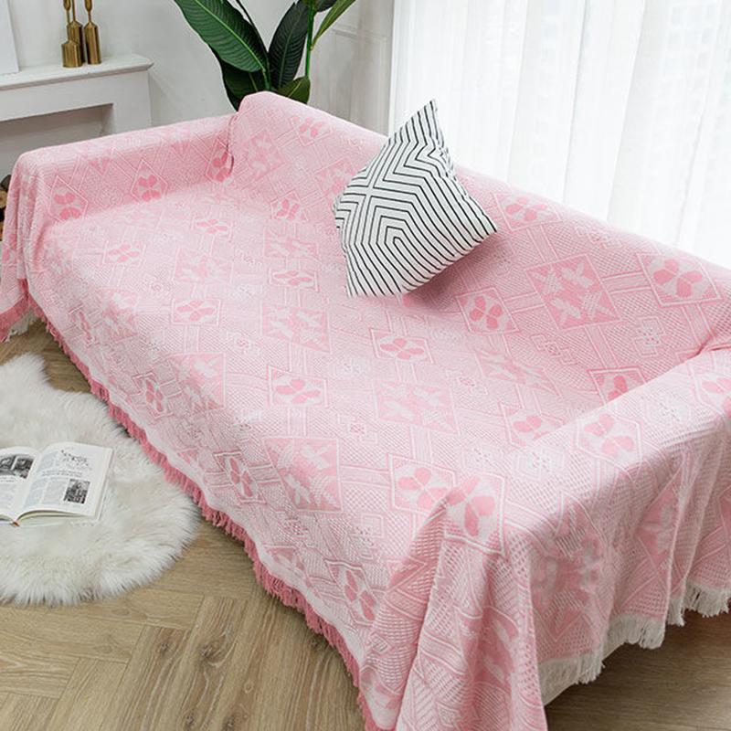 The Sofa Blanket Can Be Used on Both Sides of The Nordic Style Sofa Towel Sofa Cover Four Seasons Universal Sofa Cushion Dust Cloth