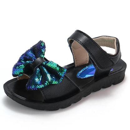 Summer New Fashion  Sandals with Bow Girls Sandals High Quality Children Shoes Casual Baby Kids Shoes