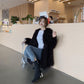 Winter Imitation Lamb Fur Women's Korean Style Loose Imitation Sheep Curly Coat