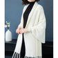 Autumn and Winter Imitation Mink Fleece Sweater Mid-length Cardigan Cheongsam Fashion Cloak