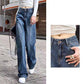 Women's Fashion Slim Jeans Flared Trousers Pants Ladies High Waist Casual Trousers Wide Leg Pants