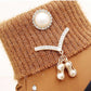 Autumn and Winter Short Mid-high Heel Round Toe Women's Shoes Side Zipper Woolen Cotton Boots