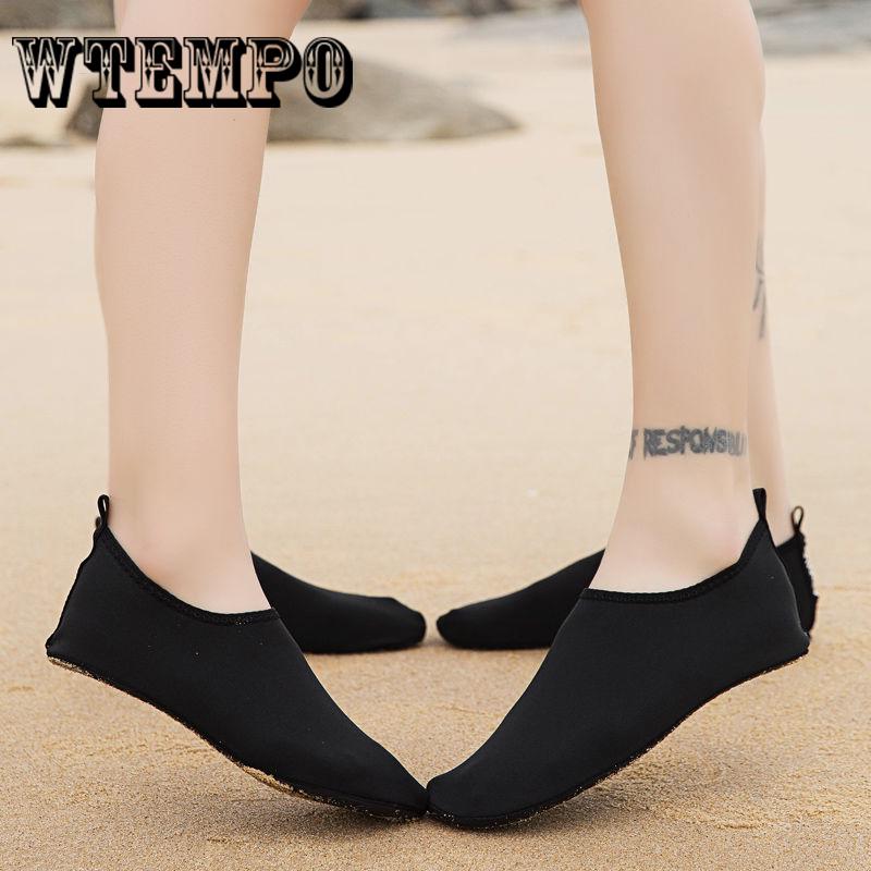 Men Women Water Shoes Summer Aqua Slippers Beach Slip on Waterpark Sandals Slides