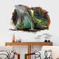 Animal World Lizard 3D Three-dimensional Waterproof Wall Sticker Removable PVC Room Wall Sticker
