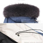 Winter Women's Cotton Jacket Jacket Mid-length Large Fur Collar Plus Down Jacket Thickening Plus Velvet Jacket