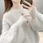 Round Neck Pullover Sweater Ins Women's Forest Loose Outer Wear Autumn and Winter New Lazy Style Knitted Bottoming Shirt
