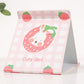 Cartoon Cute Pattern Paper Rectangular Makeup Mirror Folding and Portable HD Travel