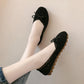 Spring Summer Women's All-match Flat-bottom Non-slip Lazy Shoes Tendon Bottom Mesh Surface Hollow Soft Sole Shoes