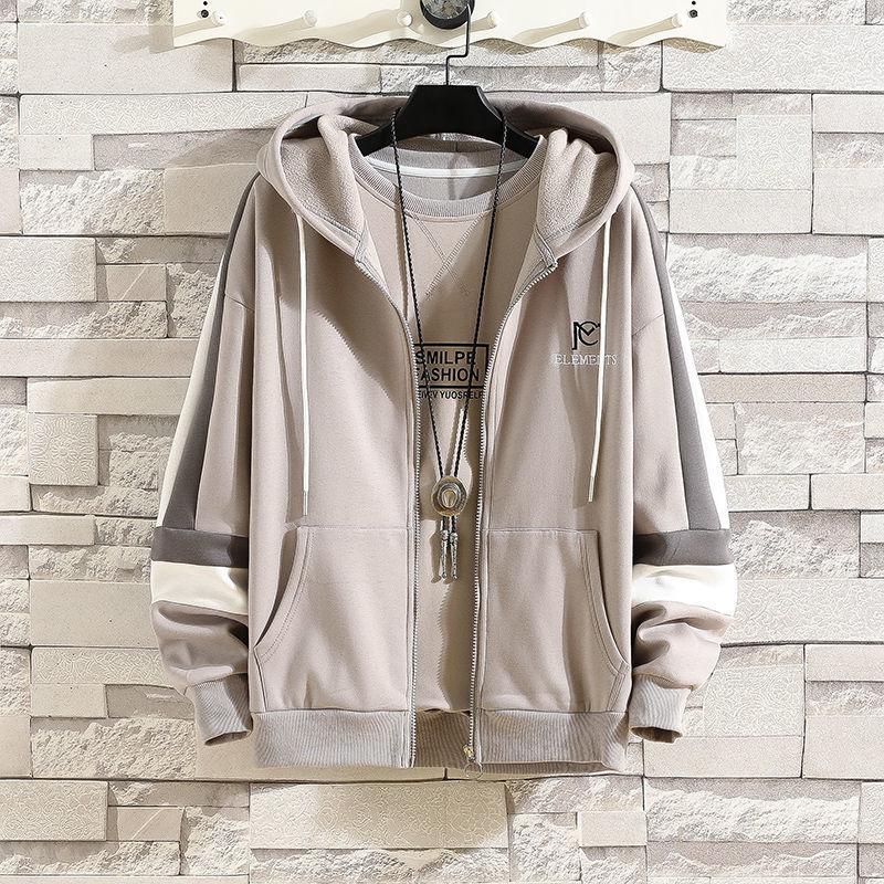 Youth Spring and Autumn Casual Jacket Trend Jacket Handsome Fashion Cotton Sweater