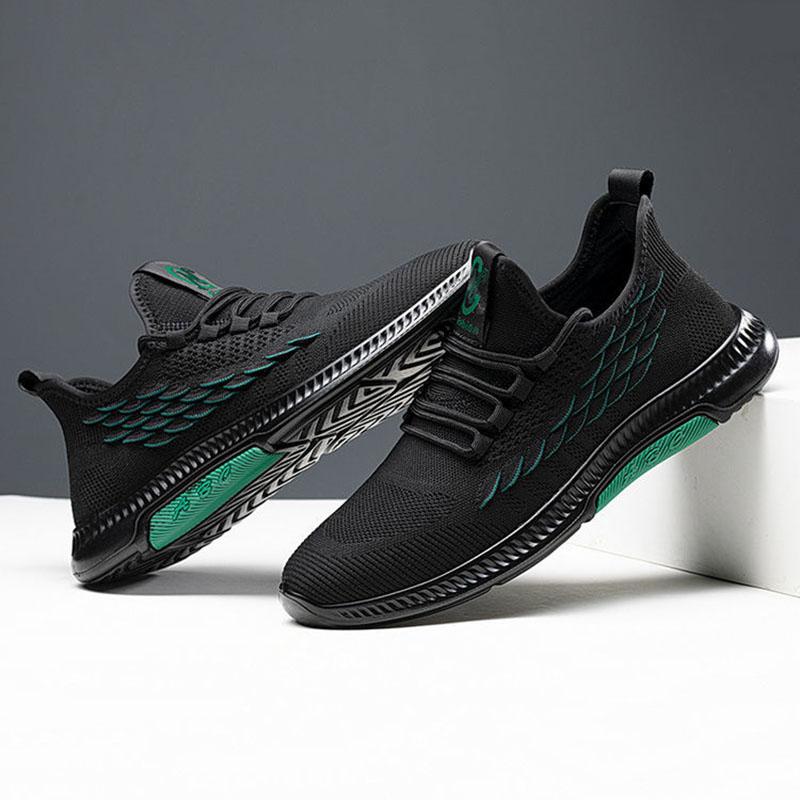 Spring Autumn New Men Sports Shoes Breathable Deodorant Running Shoes Casual Sports Shoes Men Simple Versatile