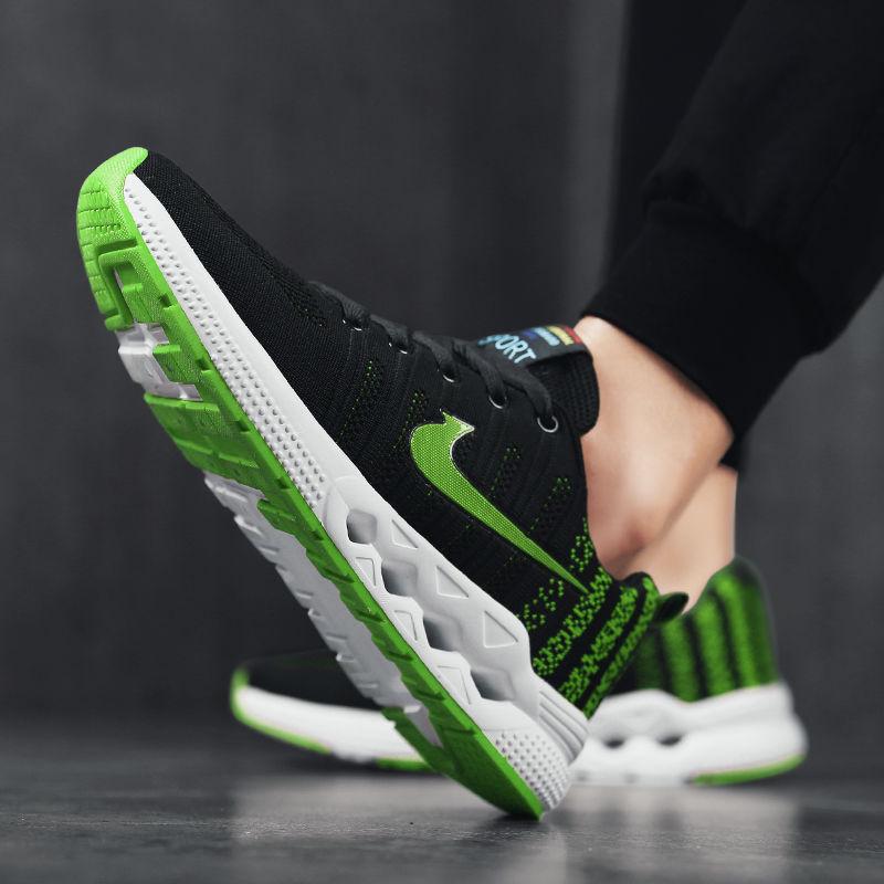Summer Net Shoes Men's Shoes Trend Men's Sports Shoes Casual Breathable Student Running Shoes