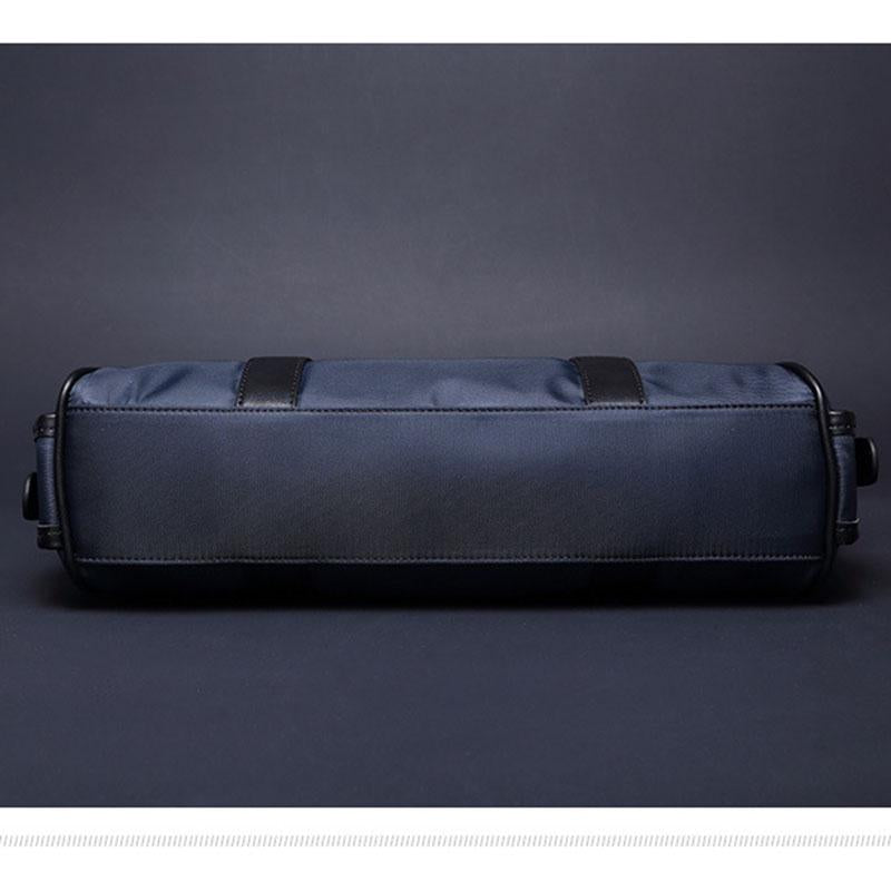 Business Briefcase Men Canvas Large Capacity Zipper Handbag Crossbody Bags Shoulder Computer Bag