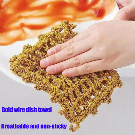 Dish Towels and Dish Cloths Do Not Stick To Oil Scouring Pads for The Kitchen