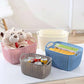 Household Imitation Vine Plastic Storage Basket Remote Control Cosmetic Fruit Storage Box