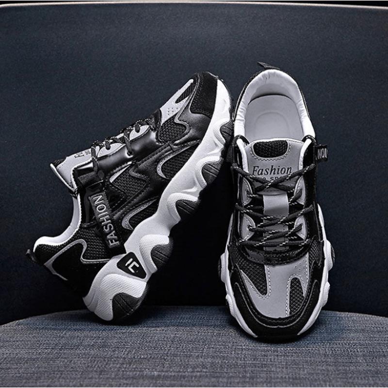 Spring Women's Shoes Sports Shoes Female Students Korean Version of The Ins Super Fire Daddy Shoes Running Casual Shoes