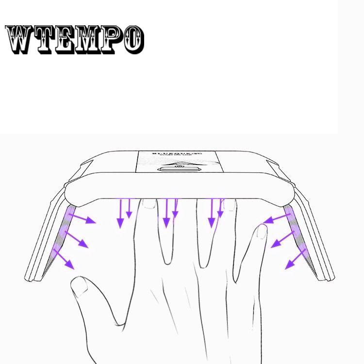 24W Nail Phototherapy Machine LED Phototherapy Lamp Nail Polish Rubber Baking Lamp