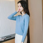 Small Short Knit Bottoming Shirt Women's Slim Fit Inner Pullover V-neck Sweater