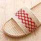 Slippers Household Four Seasons Striped Flannel Couple Men and Women Sandals Indoor Non-slip Mute Cotton and Linen Slippers