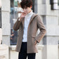 Winter Men's Jacket Men's Fashion Wool Woolen Coat Hooded Coat Men Winter Coat Warm Trench Coat