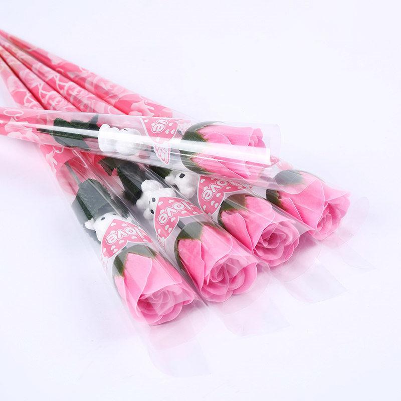 Mother's Day Gift for Mom Single Soap Rose Flower Carnation Soap Flower Valentine's Day
