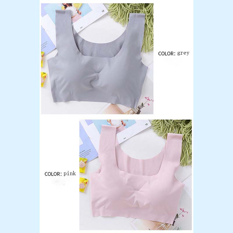 Sleeping Bra Without Steel Ring One Piece Large Size Fat Seamless Sports Beauty Back Underwear Women