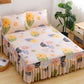 Korean Fashion Printed Bed Cover Double Bed Mattress Dust Cover Simmons Protective Cover