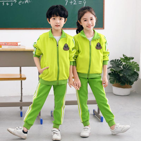 Kindergarten Uniforms Children's Class Uniforms Primary School Uniforms Spring and Autumn Sports Suits Two-piece British Style College Style