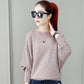 New Women hollow Pearl Beaded O-Neck Sweater Long Sleeve Slim Knit Pullover Sweater for Winter