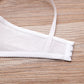 Fixed Double Shoulder Strap Girls Bra Sexy Bra Without Steel Ring Gathering Thin Japanese High School and College Students' Underwear